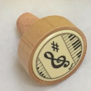 Bottle Stopper-"The Corker" Music Note-Falbrecht